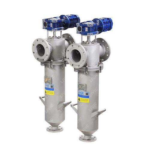 Фильтр для воды - DFX series - Shanghai LIVIC Filtration System Co., Ltd. - с корзиной / самоочищающийся / высокая пропускная способность