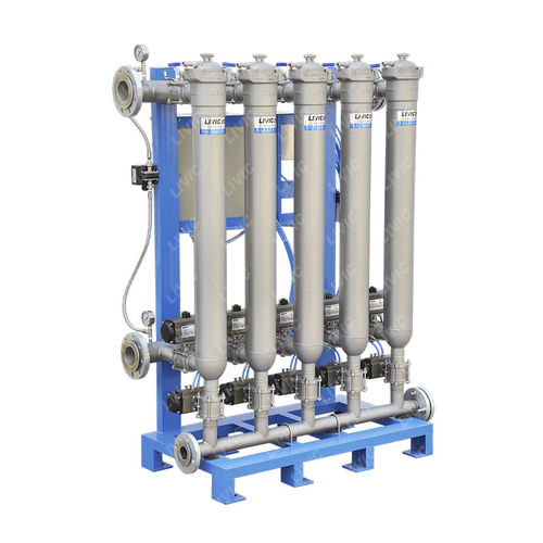 Жидкостный фильтр - MF series - Shanghai LIVIC Filtration System Co., Ltd. - с сеткой для мультиплексирования / самоочищающийся / модульный