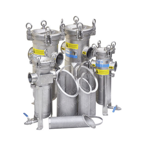 Жидкостный фильтр - SF series - Shanghai LIVIC Filtration System Co., Ltd. - с корзиной / из металлической сетки / из нержавеющей стали