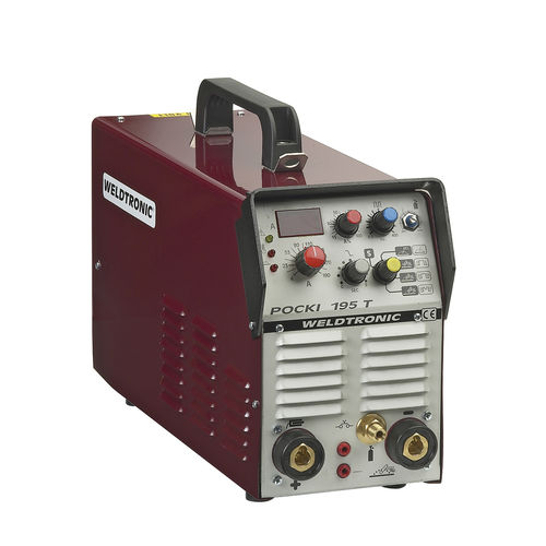Сварочный аппарат MMA - POCKI 195 T - WELDTRONIC SRL - TIG / монофазовый / двойной импульсный режим
