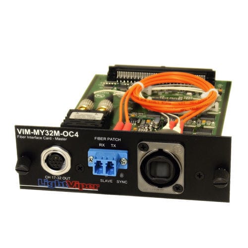 Цифровая плата E/S - LightViper VIM-MY32 - FiberPlex Technologies, LLC - для оптоволокна / 16 цифровых входов / 8 цифровых выходов