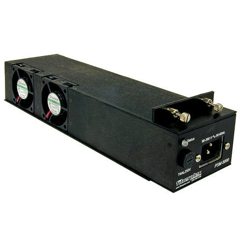 Источник электропитания для монтажа в стойку - PSM-5000 - FiberPlex Technologies, LLC - AC/DC / модульный