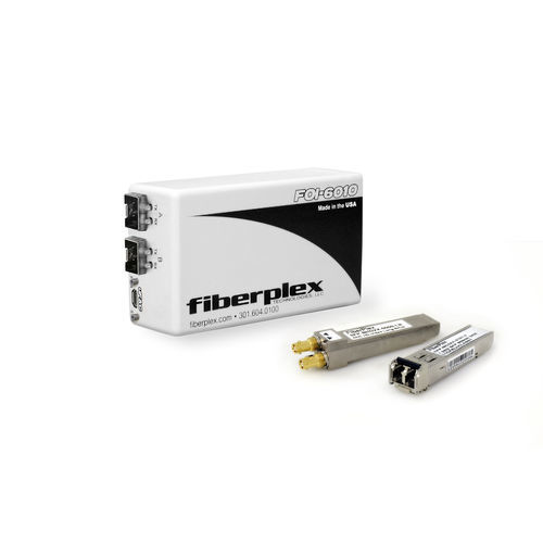 Приемопередатчик Ethernet - FOI-6010 - FiberPlex Technologies, LLC - для оптоволокна / SFP / высокая скорость