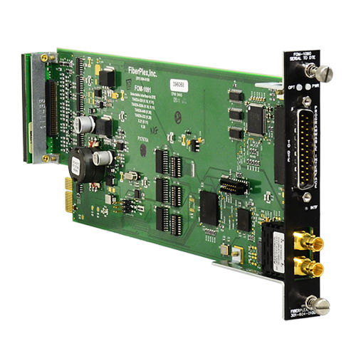 Карта модема связи - FOM-1090 - FiberPlex Technologies, LLC - для передачи данных / РЧ / оптоволоконная