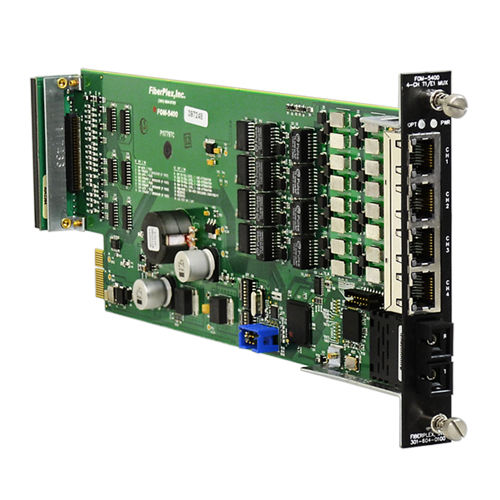 Мультиплексор карта - FOM-5400 - FiberPlex Technologies, LLC - многоканальный / оптического волокна / оптический