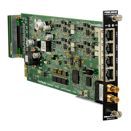 Мультиплексор карта - FOM-3841  - FiberPlex Technologies, LLC - многоканальный / оптического волокна / аналоговый