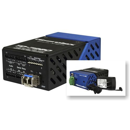 Приемопередатчик для оптоволокна - TD-7280 - FiberPlex Technologies, LLC - RS232 / RS485 / для оптоволокна