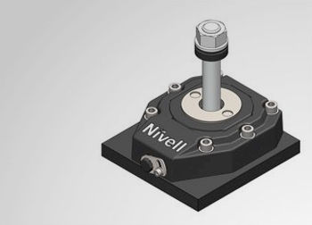Вставка для нивелирования с резьбовым стержнем с метизой - DKHA-2/10 HF M24x125 (192) - NIVELL - прецизионная