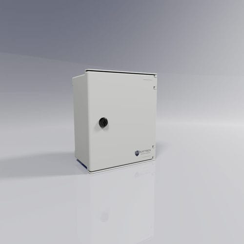 Промышленный электрический шкаф - BRES-325 - SAFYBOX URIARTE - для распределения / установленный на пилоне / из полиэстера