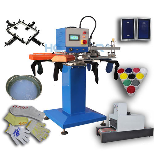Машина для трафаретной печати для носков - GW-100TRS-F8 - Dongguan Hoystar Printing Machinery Co.,Ltd - автоматическая / монохромная / для этикеток