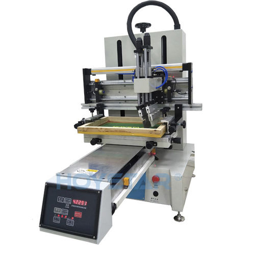 Машина для трафаретной печати с выходным столом - GW-PT - Dongguan Hoystar Printing Machinery Co.,Ltd - автоматическая / полуавтоматическая / монохромная