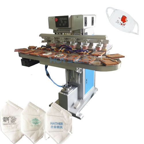 Машина для тампопечати с открытым красочным аппаратом - GW-P6/C - Dongguan Hoystar Printing Machinery Co.,Ltd - полуавтоматическая / 6-цветная / для игрушечной промышленности