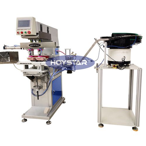Машина для тампопечати с закрытым красочным аппаратом - GW-P2-C - Dongguan Hoystar Printing Machinery Co.,Ltd - полностью автоматическая / 2-цветная / для пробок
