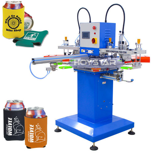 Автоматическая машина для трафаретной печати - GW-200TRS-C - Dongguan Hoystar Printing Machinery Co.,Ltd - 2-цветная / для охлаждающих чехлов / для теплоизоляционных чехлов