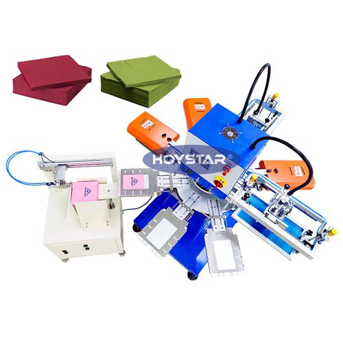 Автоматическая машина для трафаретной печати - GW-200TRS-NP - Dongguan Hoystar Printing Machinery Co.,Ltd - 2-цветная