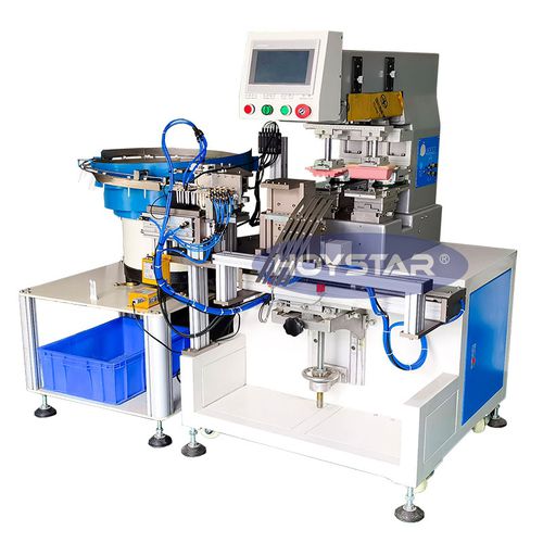 Машина для тампопечати с закрытым красочным аппаратом - GW-P2/S-G - Dongguan Hoystar Printing Machinery Co.,Ltd - автоматическая / 2-цветная / для гольф-ти