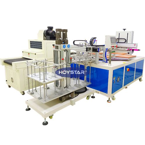 Автоматическая машина для трафаретной печати - GW-PL-A - Dongguan Hoystar Printing Machinery Co.,Ltd - полностью автоматическая / для коврика для резки / с сенсорным экраном