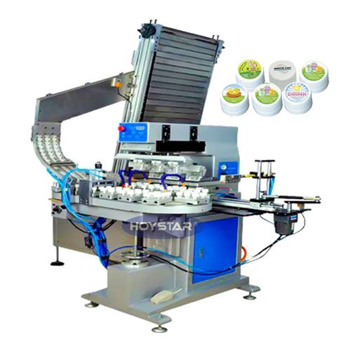 Полностью автоматическая машина для тампопечати - GW-M4/ST - Dongguan Hoystar Printing Machinery Co.,Ltd - 4-цветная / для пробок / с сенсорным экраном