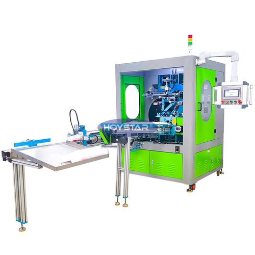 Полностью автоматическая машина для трафаретной печати - GW-2A-M - Dongguan Hoystar Printing Machinery Co.,Ltd - многоцветная / для пластиковых стаканчиков / для цилиндрических изделий
