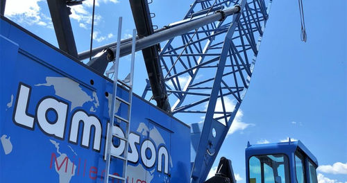Гусеничный башенный кран - MILLENNIUM 4600 - Lampson crane - с подъемной стрелой / для строительства / для подъема