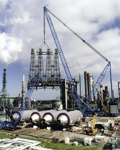 Гусеничный башенный кран - LAMPSON TRANSI-LIFT® 1500 - Lampson crane - решетка / для строительства / для подъема