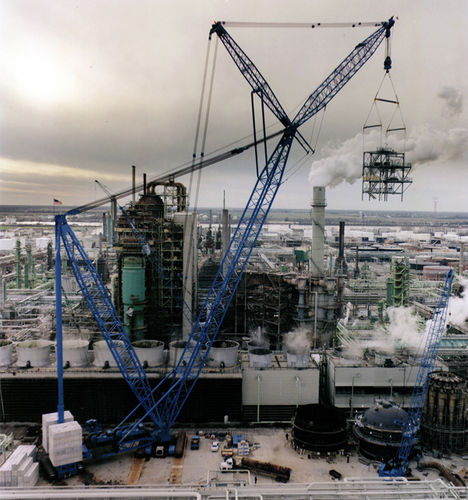 Мобильный башенный кран - LAMPSON TRANSI-LIFT® 1200 - Lampson crane - со стрелой / решетка / для строительства