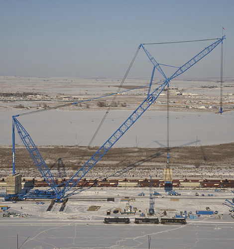 Гусеничный башенный кран - Transi-Lift® LTL-500  - Lampson crane - решетка / для строительства / для подъема