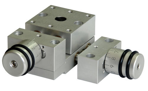 Линейный стол позиционирования - KT1104-KL-PT1104 - MM Engineering GmbH - с ручным управлением / 2 оси