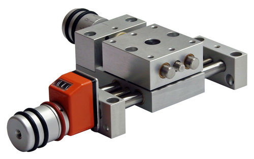 Линейный стол позиционирования - KT4808-KL-PA-PT1408 - MM Engineering GmbH - с ручным управлением / 2 оси / с индикатором положения