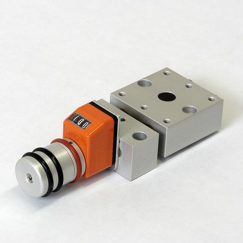 Линейный стол позиционирования - PT1408-PA / PT2512-PA - MM Engineering GmbH - с ручным управлением / одноосный / с индикатором положения