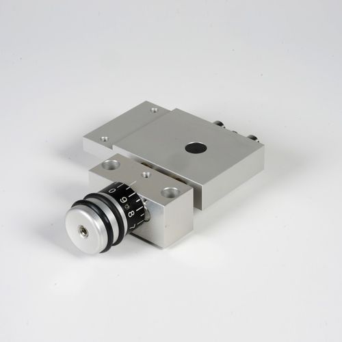 Линейный координатный стол - KT1104-XX, KT1408-XX, KT2512-XX series - MM Engineering GmbH - с ручным управлением / одноосный