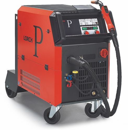 Сварочный аппарат MIG-MAG - P5500 - Lorch Schweißtechnik GmbH - со встроенным экраном / инверторного типа