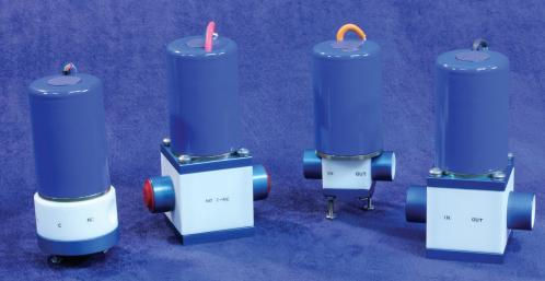 Миниатюрный электромагнитный клапан - M W2D series - International Polymer Solutions Inc. - 2 канала / 3 канала / NF