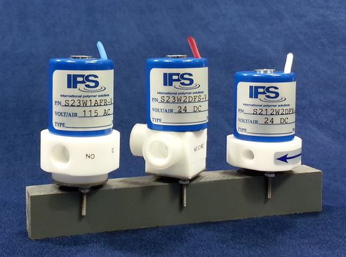Сверхминиатюрный электромагнитный клапан - S13W3A1B series - International Polymer Solutions Inc. - 3 канала / NF / NO