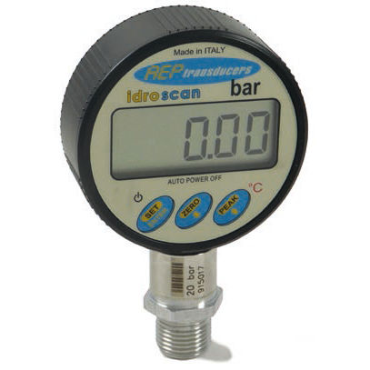 Манометр с дисплеем LCD - IDROSCAN series  - AEP transducers - резьбовой / электронный / экономичный