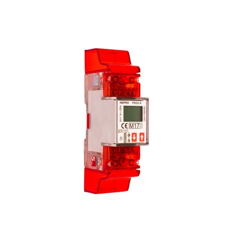 Монофазовый Электрический счетчик электроэнергии - PRO2 series - inepro Metering BV - на DIN-рейке / с дисплеем LCD / Modbus