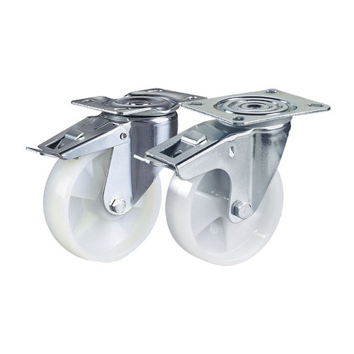 Поворотный ролик - RH503S - Berardi Bullonerie srl - с пластиной / моноблок / с тормозом