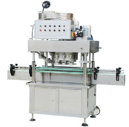 Линейная укупорочная завинчивающая машина - max. 160 p/min - AMTEC Packaging Machines - автоматическая / для стеклянных бутылок