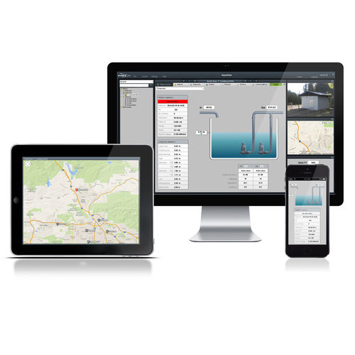 Программное обеспечение для контроля - AquaView - FLYGT - для сбора данных / SCADA / контрольное