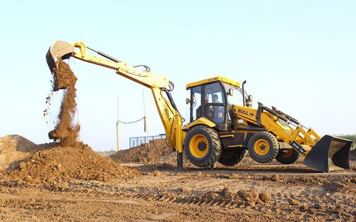 Шарнирный экскаватор-погрузчик - BULL HD 76 2wd - BULL MACHINES PVT LTD - дизельный