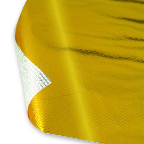 Тепловая защита из золота - 20 - 1000 mm - Ningguo BST Thermal Products Co.,Ltd - тепловой экран / из алюминированной стеклоткани / приклеенная