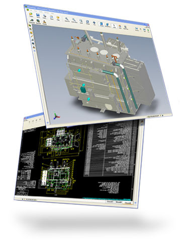 Программное обеспечение CAO - eDrawings - SPX Transformer Solutions - 2D / 3D
