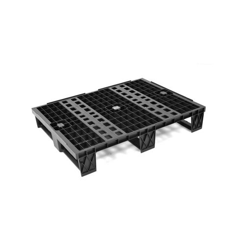 Половинный поддон из пластика - BASIC 0806-O3 - NAECO PACKAGING - ISO / для разгрузочно-погрузочных работ / для хранения