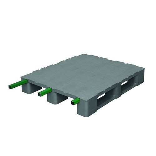 Поддон из переработанного пластика - FLAT 3-RACK 1210-C3 - NAECO PACKAGING - для разгрузочно-погрузочных работ / для хранения / промышленный