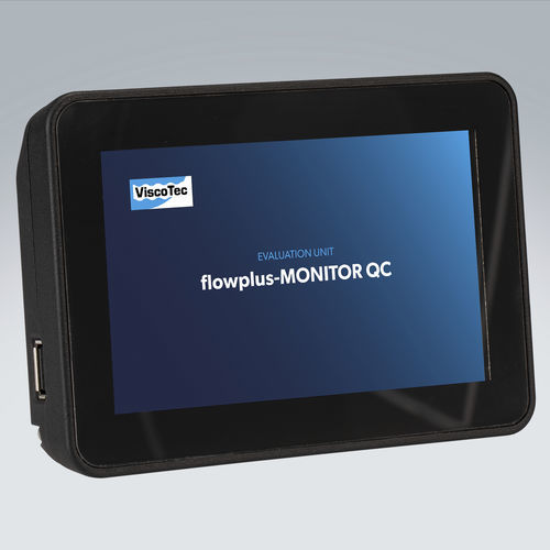 Unité d'évaluation с резистивным сенсорным экраном - flowplus-MONITOR QC - ViscoTec Pumpen- u. Dosiertechnik GmbH - для дозирования