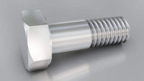 Болт с креплением - TR00002866-100 - TR Fastenings - с шестигранной головкой / из цинка / с буртиком