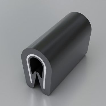 Кромочный уплотнитель - TR00040594-624 - TR Fastenings - из ПВХ / пазованный / для кромки