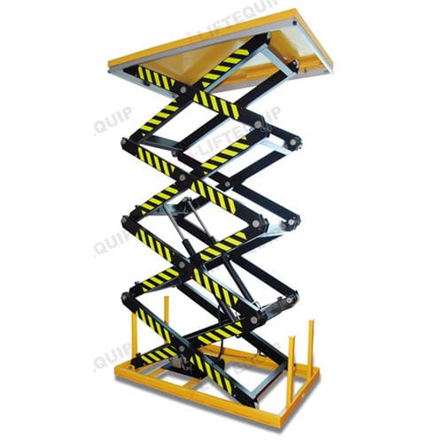 Четверной ножничный подъемный стол - HF series - i-lift Equipment Ltd. - гидравлический / стационарный