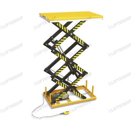Подъемный стол тройные ножницы - HT series - i-lift Equipment Ltd. - гидравлический / стационарный
