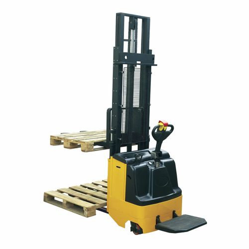 Электрический штабелер - FD series - i-lift Equipment Ltd. - со «стоячим» водителем / для одновременной перевозки 2 поддонов